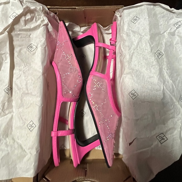 Call It Spring Fuchsia Slingback Heels - Picture 3 of 5